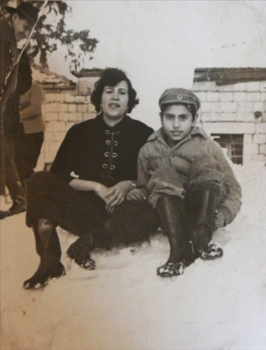 Kochavi Shemesh and his mother